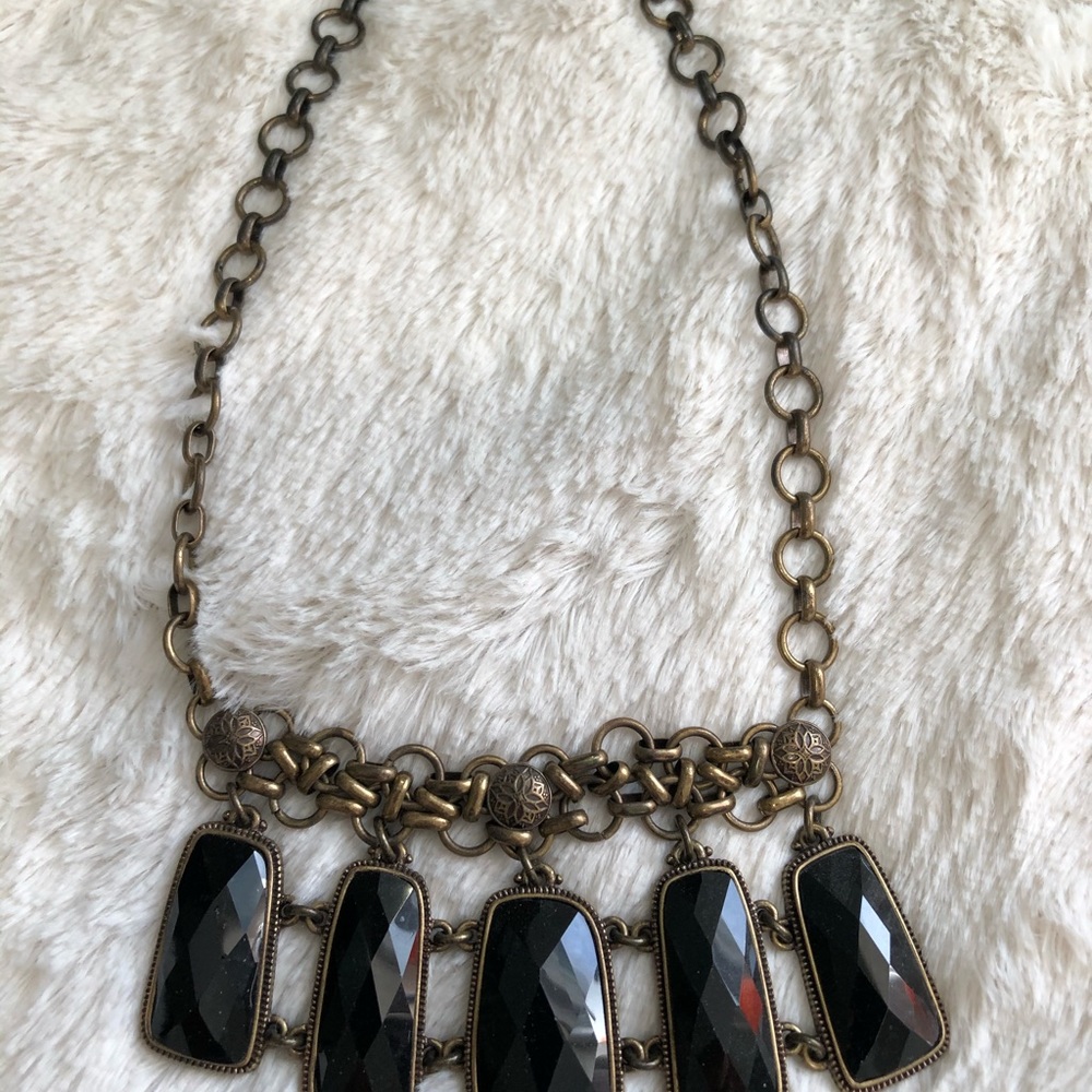 Stunning purple stone necklace by lucky brand